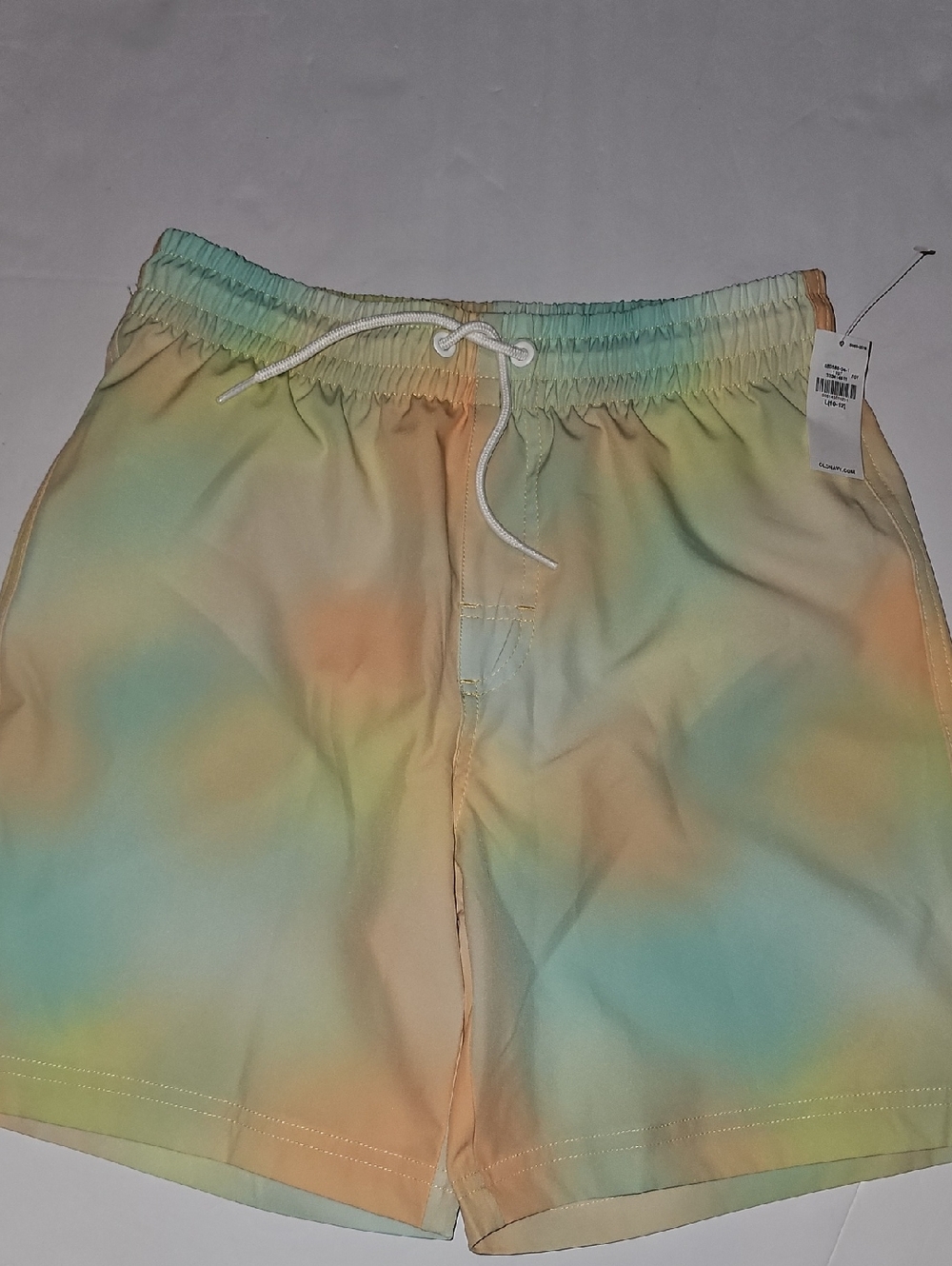 NEW Old Navy Multi Color Kids Swim Trunks Sz 10-12